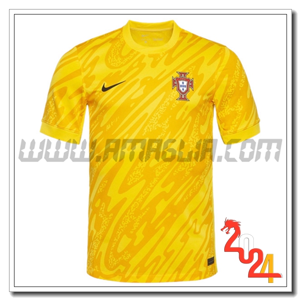 Maglia Squadra Portiere Portogallo 2024 2025 GIALLO