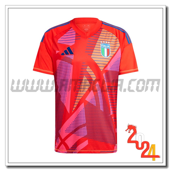 Maglia Squadra Portiere Italia 2024 2025 Rosso