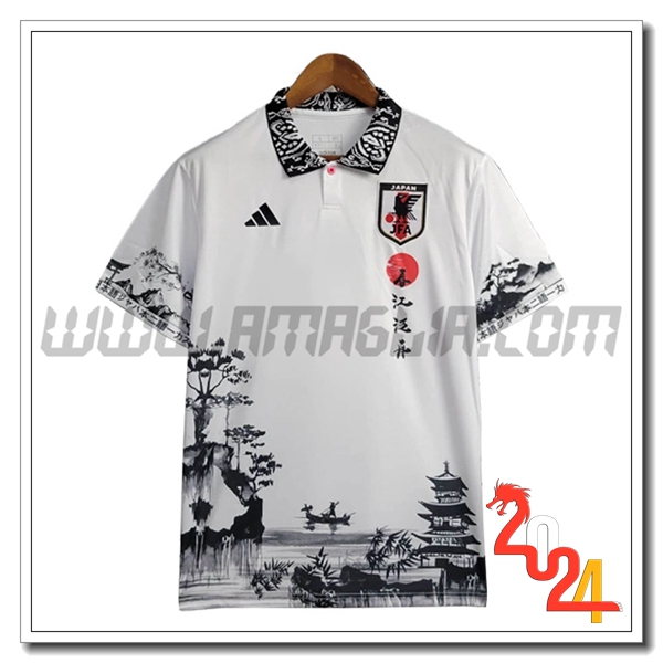 Maglia Squadra Giappone Special Edition 2024 2025 Bianco