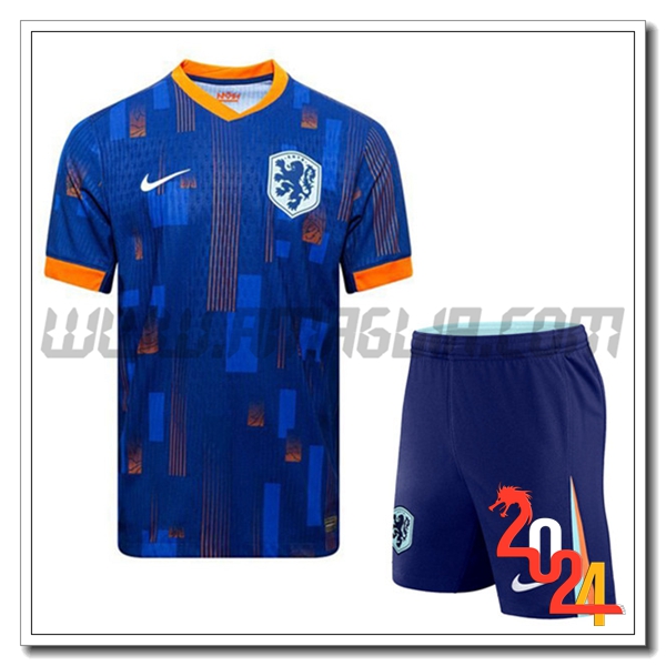 Kit Maglia Paesi Bassi Seconda + Pantaloncini 2024 2025