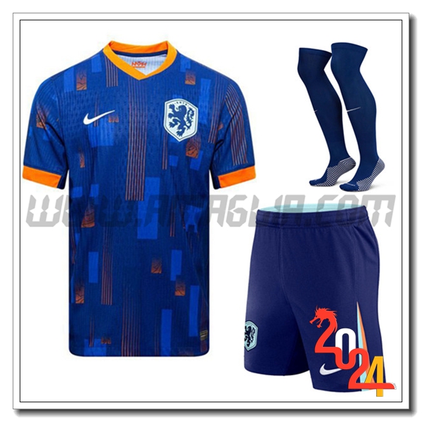 Kit Maglia Paesi Bassi Seconda (Pantaloncini + Calzini) 2024 2025