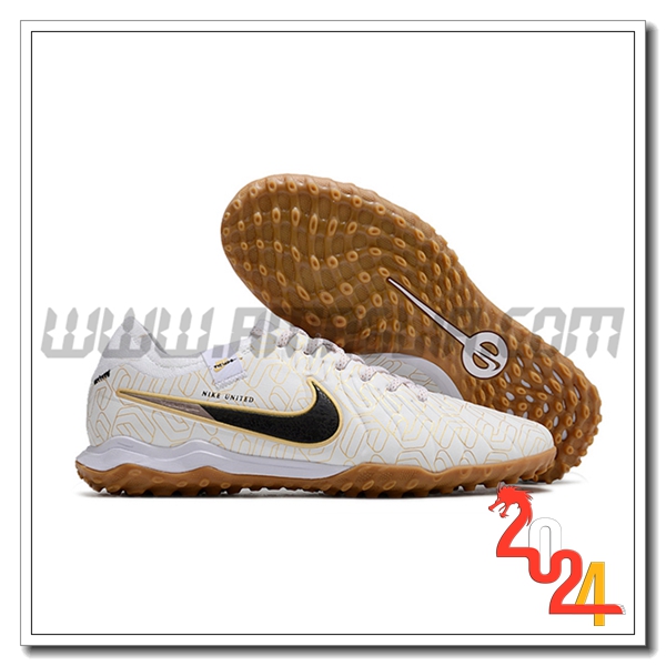 Nike Scarpe Calcio Tiempo Legend X PRO TF Beige/Nero