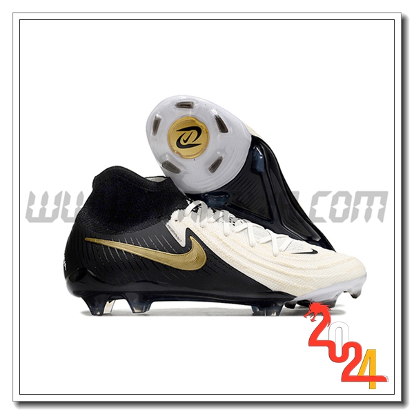 Nike Scarpe Calcio Phantom Luna Elite NU FG Nero/Bianco/Giallo -03