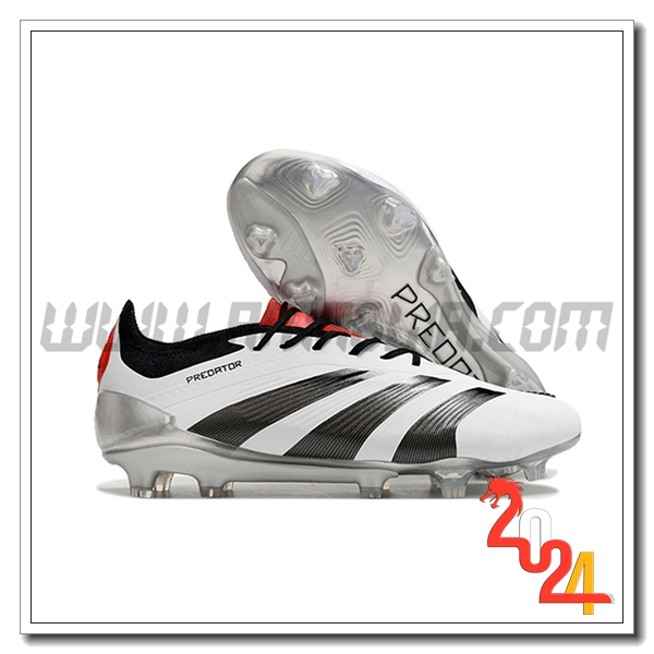 Adidas Scarpe Calcio Predator Elite FG Bianco/Nero