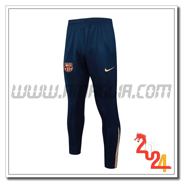 Pantaloni Allenamento FC Barcellona Blu/Giallo 2024 2025