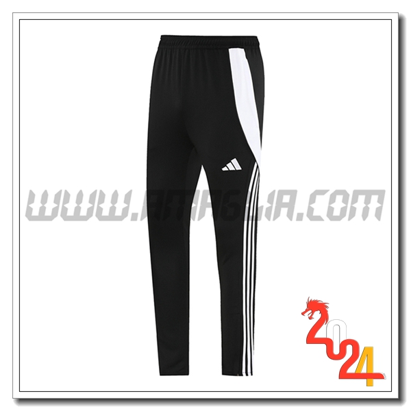 Pantaloni Allenamento Adidas Nero/Bianco 2024 2025 -02