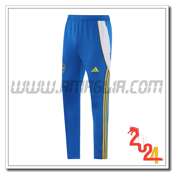 Pantaloni Allenamento Adidas Blu/Bianco/Giallo 2024 2025
