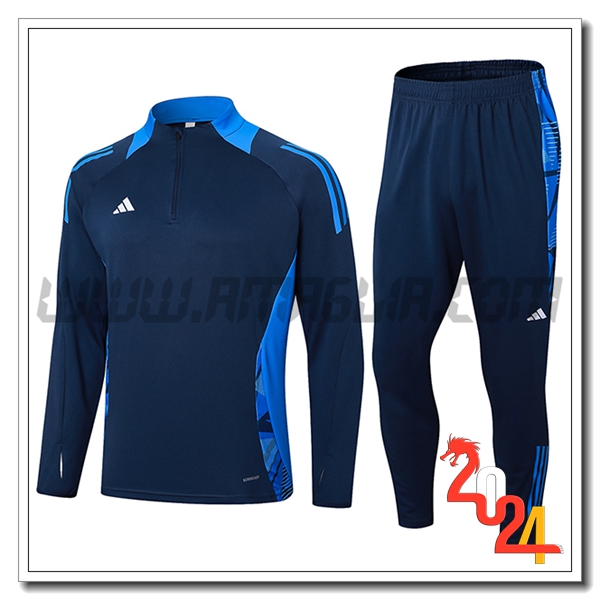 Tuta Allenamento Adidas blu navy 2024 2025