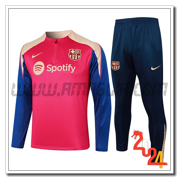 Tuta Allenamento FC Barcellona Rosso/Blu/Giallo 2024 2025 -02
