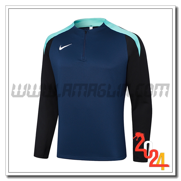 Felpa Allenamento Nike Blu 2024 2025