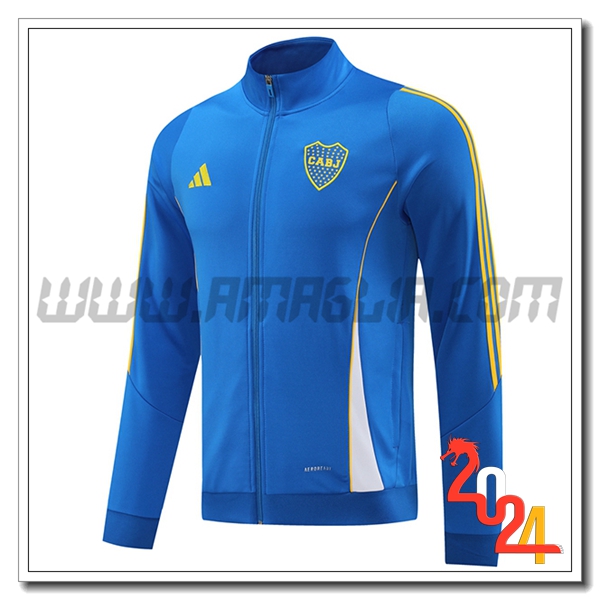 Giacca Calcio Adidas Blu/Bianco/Giallo 2024 2025