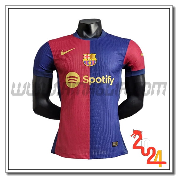 FC Barcellona Prima Maglia Calcio 2024 2025 Rosso Blu