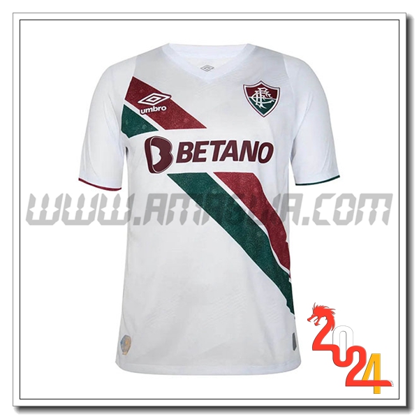 Fluminense Seconda Maglia Calcio 2024 2025 Bianco