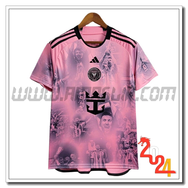 Maglia Calcio Inter Miami CF Champion Version 2024 2025 Rosa