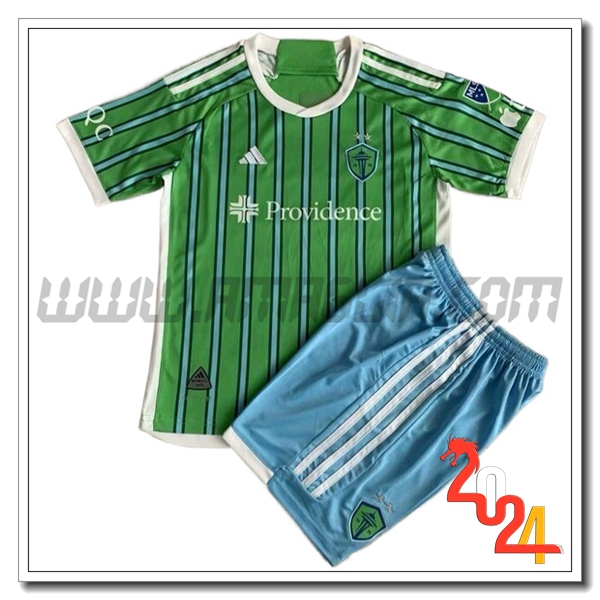 Kit Maglia FC Seattle Sounders Bambino Prima 2024 2025