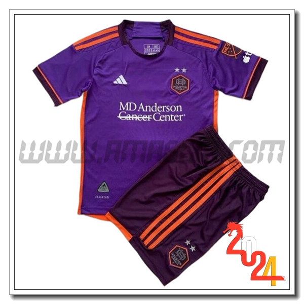 Kit Maglia Houston Dynamo Bambino Seconda 2024 2025