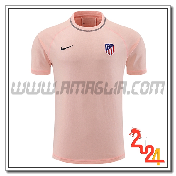 T Shirt Allenamento Atletico Madrid Rosa 2024 2025