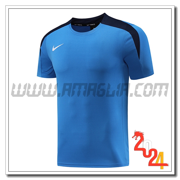 T Shirt Allenamento Nike Blu 2024 2025