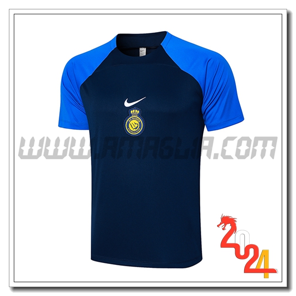 T Shirt Allenamento Al-Nassr FC Blu 2024 2025
