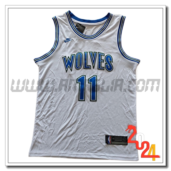 Maglia Minnesota Timberwolves (REID #11) 2024/25 Bianco/Blu