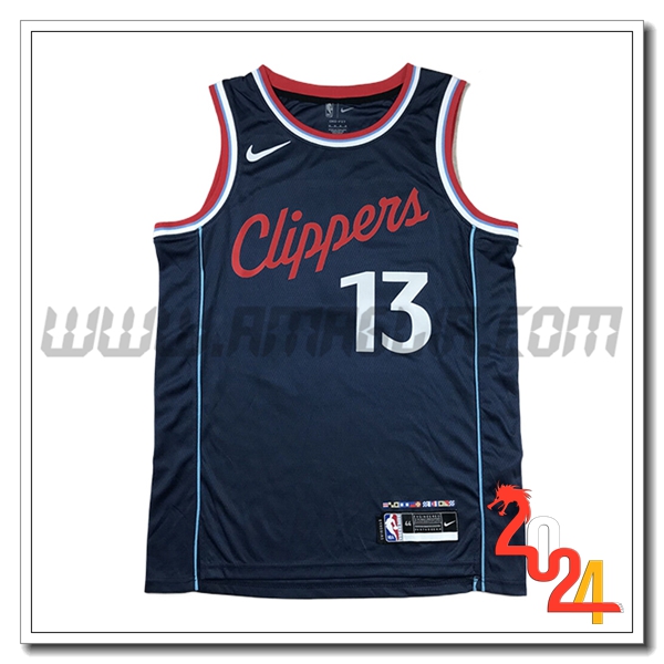 Maglia Los Angeles Clippers (GEORGE #13) 2024/25 Blu Scuro