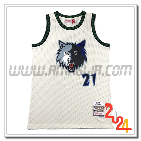 Maglia Minnesota Timberwolves (GARNETT #21) 2024/25 Bianco