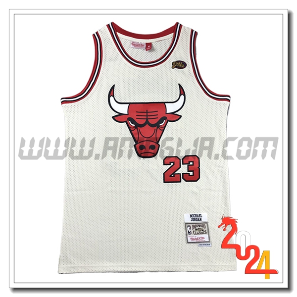 Maglia Chicago Bulls (JORDAN #23) 2024/25 Bianco/Rosso