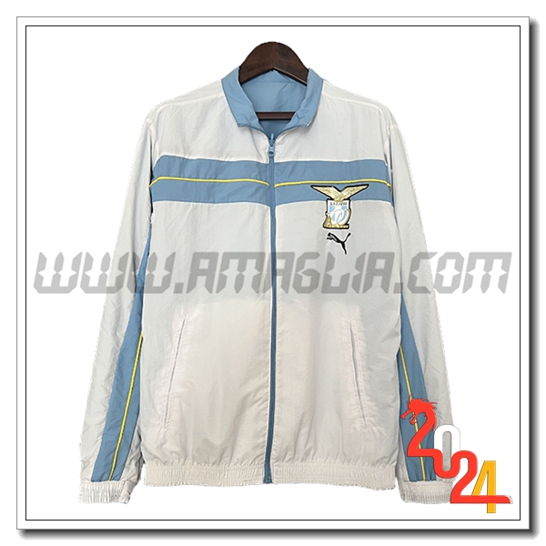 Giacca A Vento SS Lazio Bianco/Blu 2024 2025