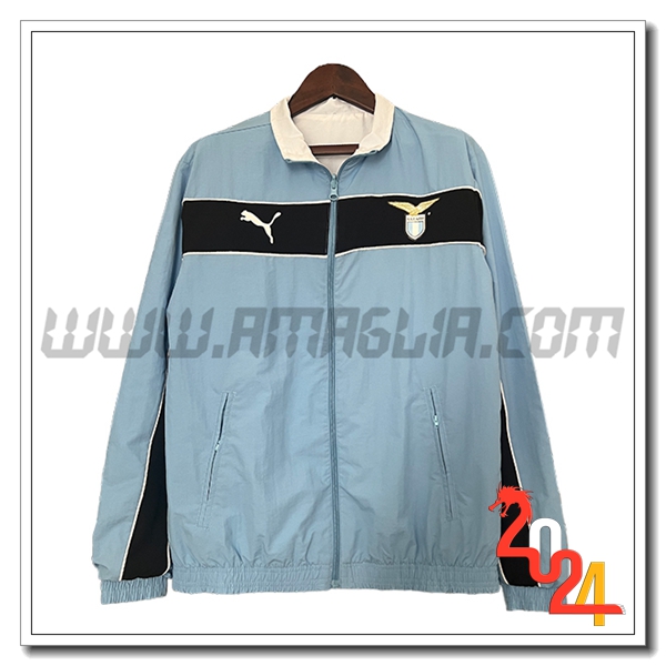 Giacca A Vento SS Lazio Blu/Nero 2024 2025