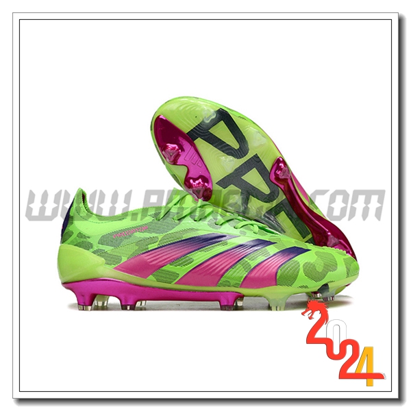 Adidas Scarpe Calcio Predator Elite FG Verde/viola/Grigio