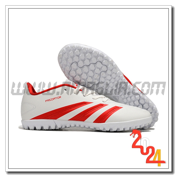 Adidas Scarpe Calcio Predator Club TF Bianco/Rosso