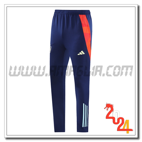Pantaloni Allenamento Spagna Blu Scuro 2024 2025