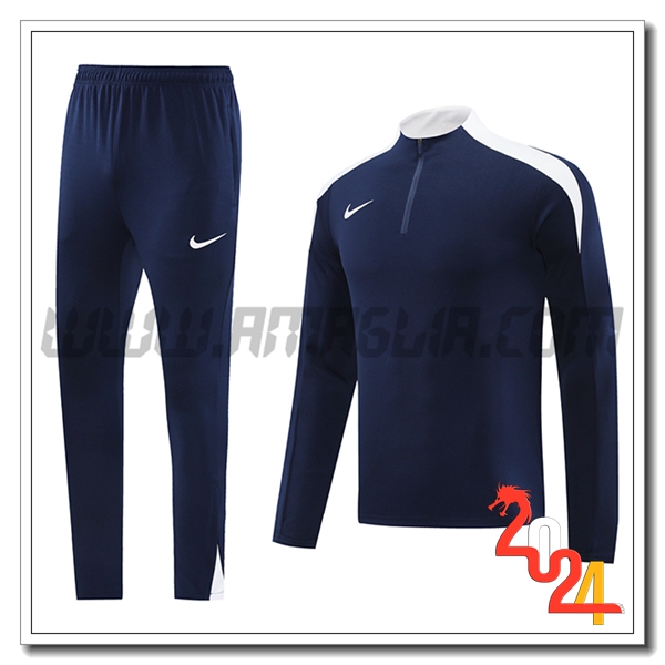 Tuta Allenamento Nike Blu Scuro 2024 2025
