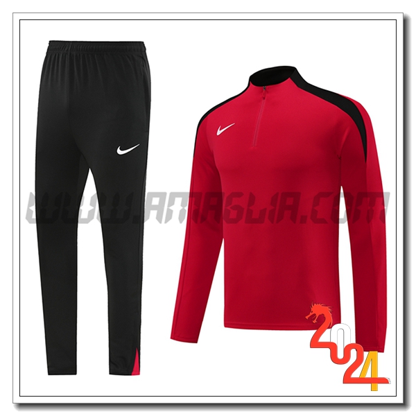 Tuta Allenamento Nike Rosso 2024 2025
