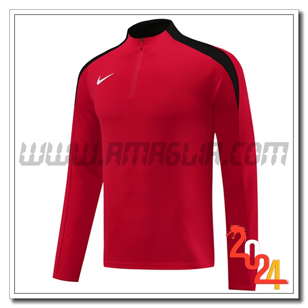 Felpa Allenamento Nike Rosso 2024 2025