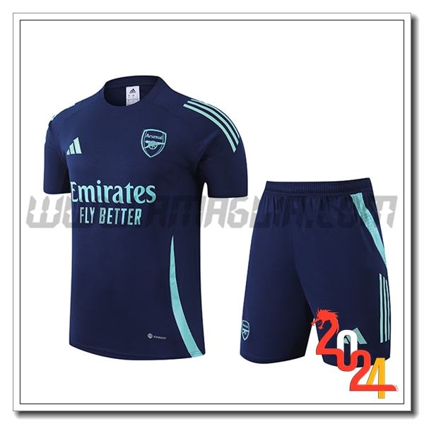 T Shirt Allenamento Arsenal Blu 2024 2025