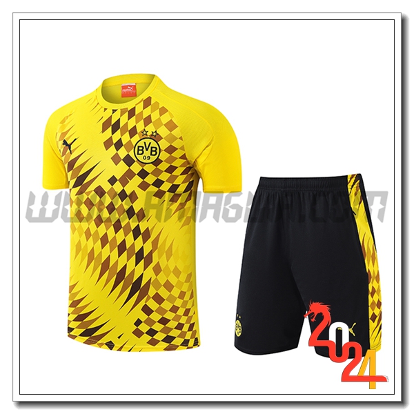 T Shirt Allenamento Dortmund Giallo/Nero 2024 2025