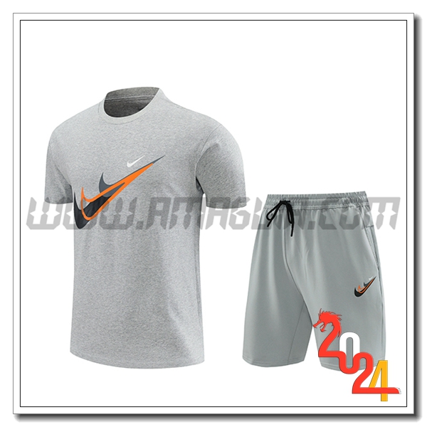 T Shirt Allenamento Nike Grigio 2024 2025