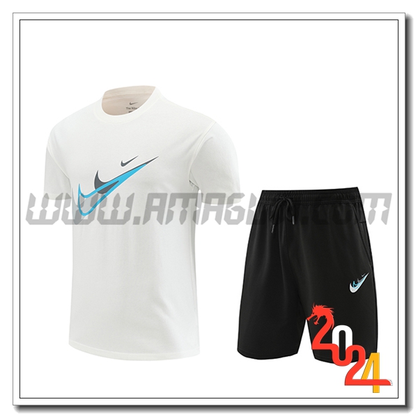 T Shirt Allenamento Nike Bianco 2024 2025