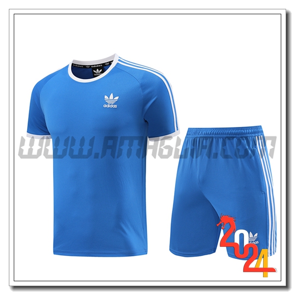 T Shirt Allenamento Adidas Blu 2024 2025