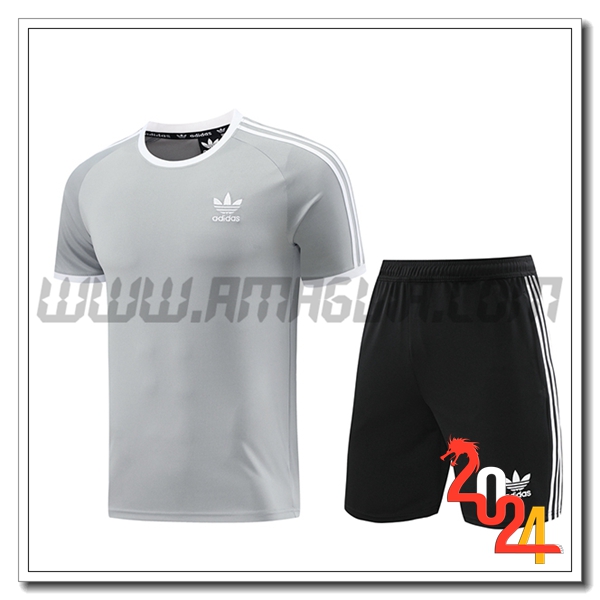 T Shirt Allenamento Adidas Grigio 2024 2025