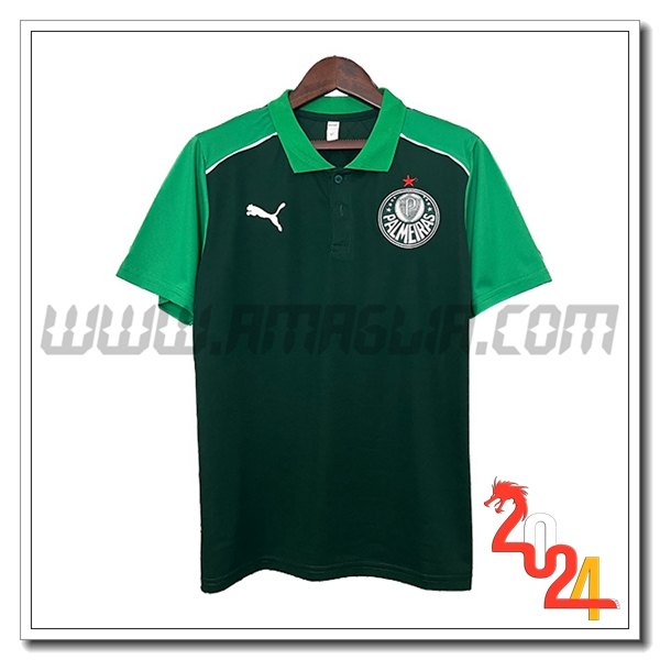 Maglia Polo Palmeiras Verde 2024 2025