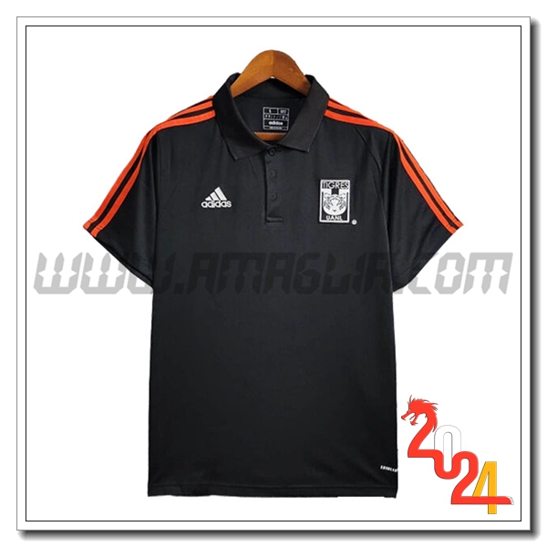 Maglia Polo Tigres UANL Nero/Arancia 2024 2025