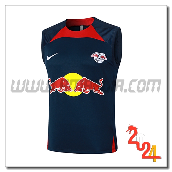 Canotta Allenamento RB Leipzig Blu/Rosso 2024 2025