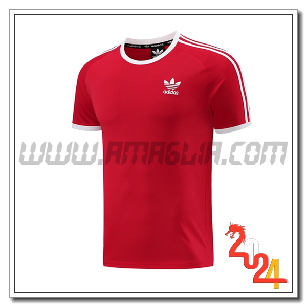 T Shirt Allenamento Adidas Rosso 2024 2025 -02