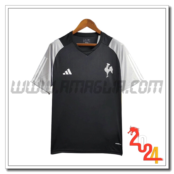 T Shirt Allenamento Atletico Mineiro Nero/Grigio 2024 2025 -02