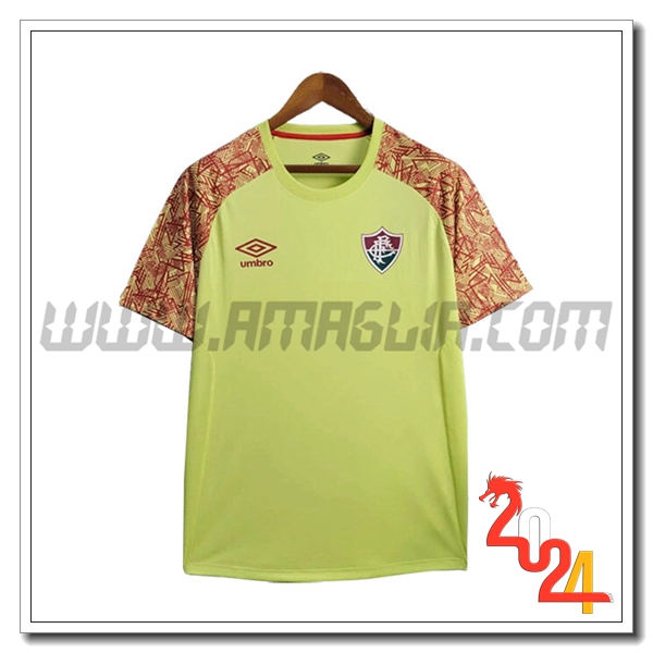 T Shirt Allenamento Fluminense Giallo/Arancia 2024 2025