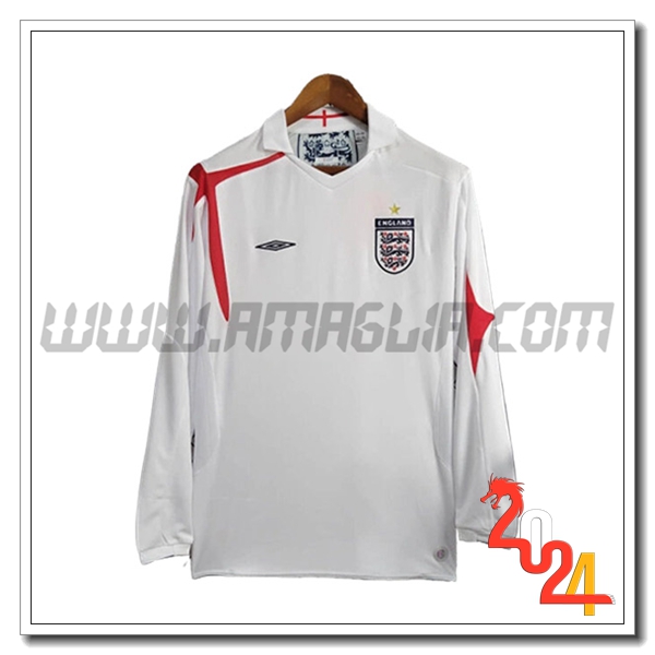 Maglia Retro Inghilterra Maniche lunghe Prima 2005
