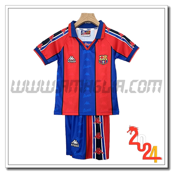 Maglia Retro FC Barcellona Bambino Prima 1995/1997