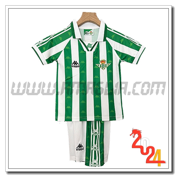 Maglia Retro Real Betis Bambino Prima 1995/1997